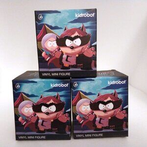 (3)  South Park Blind Box Bundle/ Lot Kidrobot Southpark Mini vinyl figures